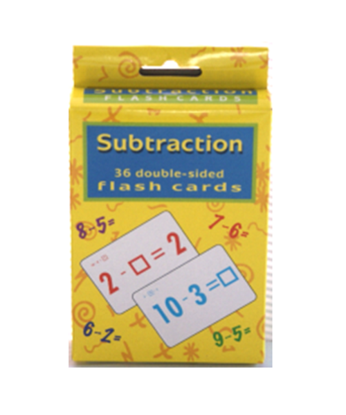 Subtraction Flash Cards